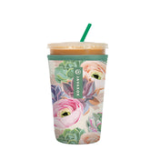 Sok It JavaSok pastel splendor sleeve on a cold drink with stylish grip.