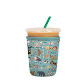 Sok It JavaSok sleeve side view shows portable insulation for cold drinks on the go