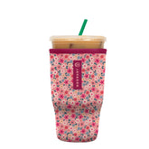 Sok It JavaSok sleeve on a chilled coffee cup keeps drink cold longer