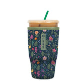 Sok It JavaSok Spring Noir sleeve on a 30-32oz cup protects cold drinks.
