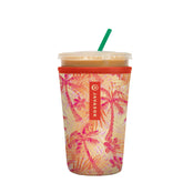Sok It JavaSok Tropical Dream sleeve on a cup keeps drinks cold and hands dry.