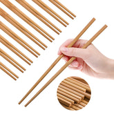 SOMOYA bamboo chopsticks pack with 10 pairs and easy grip