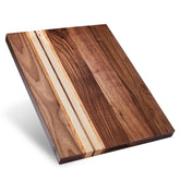 Sonder Los Angeles Motley cutting board top view with tri-wood design for stylish prep