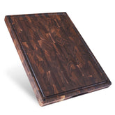 Sonder Los Angeles Welton end grain cutting board in black walnut; protects knives and resists wear.