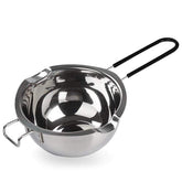 SongZiming 600ml double boiler pot with heat-resistant handle for safe heating