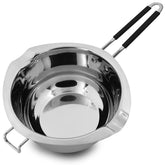 SongZiming double boiler pot 1200ml for even chocolate melting.