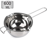 SongZiming stainless steel double boiler 600ml melts chocolate evenly for smooth results