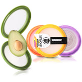 SOOPLEU Avocado Saver 4-Pack front view shows clear lid for quick content checks
