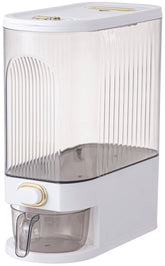 Sooyee Clear Rice Dispenser front view for easy monitoring of contents