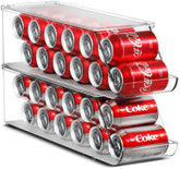 Sorbus soda can organizer front view holds 12 cans for easy access.