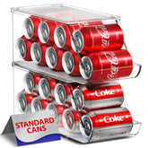 Sorbus soda can organizer front view for easy fridge access