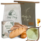 Sourdough Whisper Loaf Story dual-closure bag seals bread freshness with inner zipper.