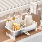 SOVGIZF sponge holder demonstrates rotatable spout keeping sponges dry
