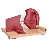SOWKIPE manual bread slicer with ergonomic handle for precise cuts.