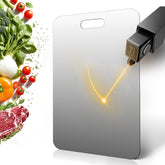 Sowspoy Katuchef titanium cutting board top view showcases durable, seamless single-piece design.