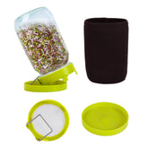 Sozize Sprouting Jar 34oz wide mouth for easy harvest and even sprouts.