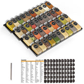 SpaceAid spice drawer front view; streamlined access to seasonings.