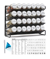 SpaceAid spice rack assembly shown for quick kitchen organization.