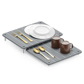 SpaceAid stone dish drying mat with fast dry surface keeps counters clean.
