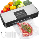 Spacekey Vacuum Sealer Machine angle view highlighting compact design for easy storage
