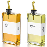 Spaceneat olive oil dispenser bottle with a gold pour spout for precise, mess-free pouring