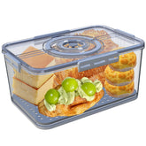 SpeaGles breadbox with hidden handle for easy carrying and stacking