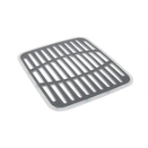 Spectrum Cora sink mat with rubber grip prevents slipping and protects surfaces.