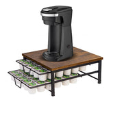 Speday 2-tier pod drawer front view shows organized K-Cups for quick coffee mornings