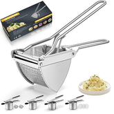 SPEENSUN potato ricer shows its 650ml capacity for large batch mashing.