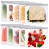 SPLF reusable sandwich bags with airtight seal for freshness