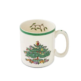 Spode Christmas Tree mug front view, 9oz ideal for warming beverages