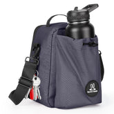 Sports rabbit insulated lunch bag front pocket for easy drink access