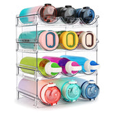 spospo water bottle organizer stack shows modular cabinet storage