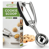 Spring Chef cookie scoop with trigger release for uniform, bakery-quality cookies.