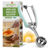 Spring Chef mint small cookie scoop with trigger release for uniform cookies