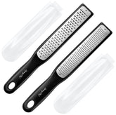 Spring Chef Premium Lemon Zester handle closeup for precise citrus zesting.