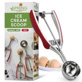 Spring Chef cookie scoop trigger release in red for uniform cookies