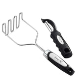 Spring Chef stainless steel potato masher for durable, everyday mashing tasks.