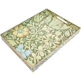 Spsyrine serving tray with handles in rectangle shape for easy transport