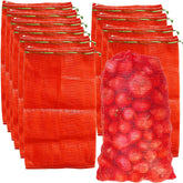 SRXES 24-pack mesh onion bags for breathable produce storage and organization