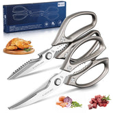 SSGP kitchen shears set overview highlighting versatile, durable stainless steel design.