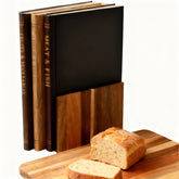 SSHIYEey book stack cutting boards for vegetables provide organized prep space.