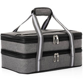Stack Store Plus More insulated casserole carrier - front view, ideal for portable meals on picnics.