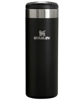 Stanley AeroLight Transit Bottle 16oz front view with slim profile fits car cup holders.