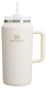 STANLEY Quencher H2.0 64oz with FlowState lid and ergonomic handle for on-the-go hydration.