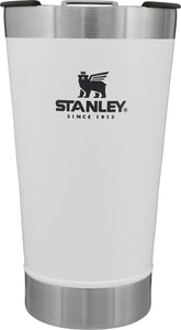 Stanley Stay-Chill beer pint 16 oz with wide mouth lid for easy pouring and cleaning.