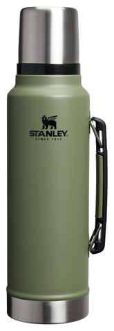 Stanley vacuum bottle wide mouth 1-5qt for easy pouring and temperature maintenance