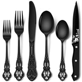 Stapava baroque dinner knife with mirror finish for regal dining at meals