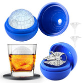 GRUISE death star ice cube mold 2-pack for dramatic cocktails