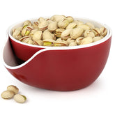 Stargoods Pistachio Bowl double dish design for organized snacking